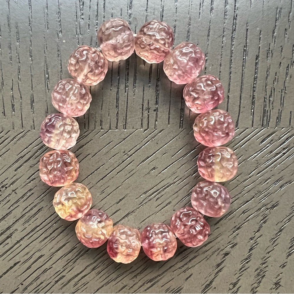 Beautiful fluorite bracelet 12mm SIZE 6.25’ ( See pictures) - Picture 6 of 8